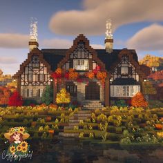 🍁 Autumn Harvest Cottage 🍂 I now have a TUTORIAL for this build now up on my YouTube channel!! Link to channel is in my bio or search Cozysquirrel. Shader: BSL Textures: 🍁Mizuno's 16 Craft 🍁InnerToast's Autumn Pack 🍁InnerToast's Bushy Leaves 🍁Alternative Birch Leaves CITs: 🍁Vinny's Timber Framing 🍁Mizuno's 16 Craft CIT 🍁CIT Telescope 🍁Hananacraft 🍁Kaydicraft 🍁Moondrop 🍁Maeflowers 🍁Garden Breeze #minecraftaesthetic #minecraftbuildideas #cozysquirrelyt #minecraft #cottagecoreaesthetic ... Cozy Minecraft, Leaves Texture, Birch Leaves, Minecraft Medieval, Birch Leaf, Leaf Texture, Farm Design, Cottage Core Aesthetic