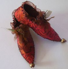 Pixie Shoes, Fairy Slippers, Pixie Boots, Paper Shoes, Fairy Shoes, Elf Shoes, Felt Shoes, Fairy Crafts, Fairy Clothes