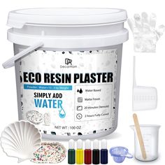 the eco resin plaster kit is ready to be used