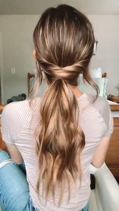 Cute Casual Hairstyles, Hair Upstyles, Peinados Fáciles Para Cabello Corto, Hair Up Styles, Penteado Cabelo Curto, Easy Hairstyles For Long Hair, Great Hair, Hair Dos, Hair Videos