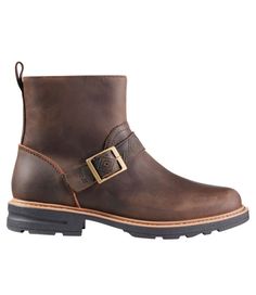 This casual boot is designed for all-day comfort, with a polished look that can easily be dressed up or down for any daily outing. Order regular shoe size. Size 10 1/2 wearers, please order size 11. PFC/PFAS-free durable water repellent (DWR). Zipper closure for easy on/off. Premium waterproof leather upper. TevaRAPID REPEL styles use waterproof materials that are backed by seam-sealed construction to help keep feet warm and dry. Thick responsive midsole for lightweight support and stability. 30% recycled MAX-COMF sole technology features a dual-density foam bottom with a cushy footbed for instant step-in comfort. 30% recycled rubber outsole provides enhanced durability and traction. 15% recycled thermoplastic polyurethane welt. Treated with Life Natural, a responsibly sourced peppermint b Teva Boots, Boots Casual, Buckle Boots, Recycled Rubber, Boots Leather, Ll Bean, Polished Look, L L Bean, Casual Boots