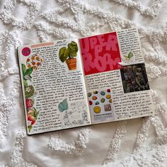 journal scrapbook Commonplace Book, What To Write, Journal Aesthetic, Arte Sketchbook