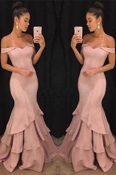 Pink Long Prom Dresses, Gown Patterns, Pink Prom Dresses Mermaid, Magical Fashion, Evening Gowns Online, Prom Dresses Off The Shoulder, Prom Dresses Mermaid, Dresses Off The Shoulder, Sea Dress