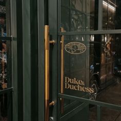 the door to duke and buccess is open