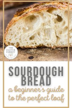 sourdough bread with text overlay