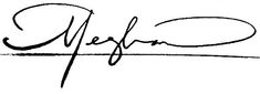 the signature of marilyn monroe is shown in this black and white photo