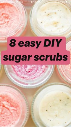 Organic Body Scrub, Lip Scrub Recipe, Lip Scrub Diy, Vegan Sugar