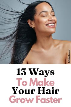 If you're looking to boost your hair growth, check out these 13 effective ways to make your hair grow faster. From simple lifestyle changes to incorporating specific nutrients into your diet, there are plenty of natural methods that can help promote healthy hair growth. Whether you're dealing with slow growth or simply looking to enhance the length and volume of your locks, these tips can make a meaningful difference in the health and appearance of your hair. Hairstyles Face Shape, Bangs To The Side, 13 Hairstyles, Hairstyles With Side Bangs, Hair Problems Solutions, Help Hair Growth, Make Hair Grow