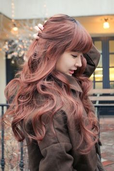 Asian fashion clothing – Cheap clothing stores Sunny Girls Generation, Korean Hairstyle Long, Asian Hairstyles, Hair Color Rose Gold, Hair Color Auburn, Trendy Hair Color, Auburn Hair