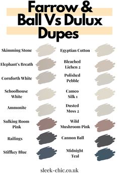 The Most Popular Dulux Dupes of Farrow and Ball Colours - Get The Look For Less 16 Blackened Farrow And Ball, Farrow And Ball Colours, Cozy Living Room Furniture, Elephants Breath, Hallway Colours, Living Tv, House Color Palettes