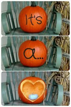 two pumpkins with the words it's ok written on them, and one has a