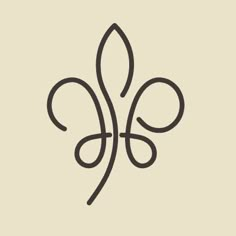 an elegant monogramic logo with the letter s in black on a beige background