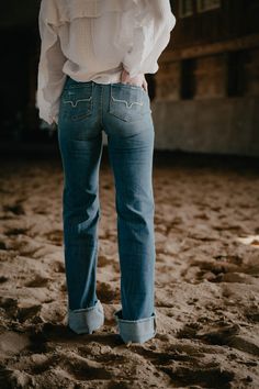 Olivia High Rise Stove Top Raw Hem Wide Leg by Kimes Ranch – Cold Cactus Inc. Western Jeans For Women, Kimes Jeans Women, Kimes Ranch Jeans Jennifer, Kimes Ranch Olivia Jeans Outfit, Kimes Jeans Outfits, Kimes Jeans, Kimes Ranch Jeans, Jeans Western