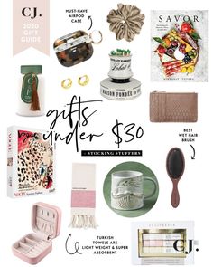 gifts under $ 50 for the women who love to travel in style, including jewelry and accessories