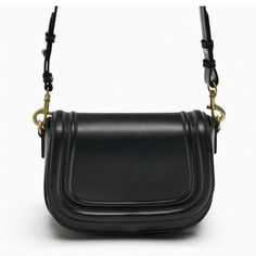 Black Zara’s Crossbody Bag Zara Crossbody Bag, Zara Bag, Leopard Bag, Mini Crossbody Purse, Real Leather Bags, Zara Mini, Zara Bags, Zara Girl, Black Crossbody