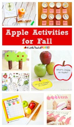 apple activities for fall and what's inside them?