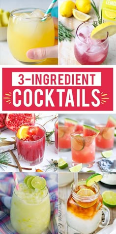 the 3 ingredient cocktails you need to make this summer