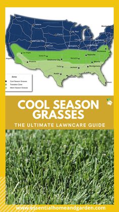 A map of the transition zone at the top with kentucky bluegrass cut short at the bottom Fall Grass Maintenance, Best Time To Plant Grass Seed, Different Types Of Grass Lawn, Texas Lawn Care Schedule, Mowing Business, Lawn Mowing Business, Different Types Of Grass