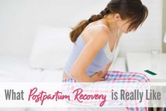 a woman sitting on top of a bed with her stomach exposed and the words what rastam recovery is really like