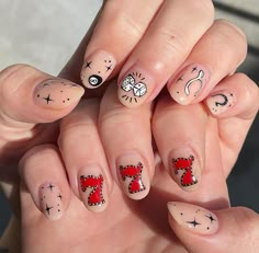 Las Vegas Nails, Vegas Nails, Mens Nails, Retro Nails, Goth Nails, Minimalist Nails, Dream Nails