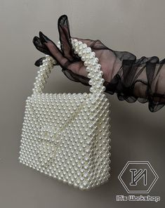 Pearl Beaded Bag Vintage Pearl Handbag Luxury Wedding Purse - Etsy Egypt Luxury Beaded Pearl Evening Bag, Beaded Bag Design, Pearl Bead Bag, Pearl Bags Purses, Pearl Beaded Bag, Beads Purse, Pearl Bags, Pearl Purse, Pearl Clutch Bag