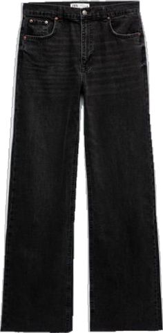 Wide Leg Black Jeans, Zara Wide Leg Jeans, Woman Jeans, Cute Pants, Cropped Flare Jeans, High Rise Mom Jeans, Distressed Denim Jeans, Cropped Flares, Zara Woman