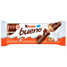 kinder bueno bar with chocolate filling