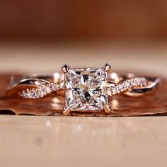 princess cut diamond ring Princess Cut Diamond Wedding Ring, Engagememt Rings, Princess Cut Engagement Ring, Lab Created Diamond Rings Engagement, Dream Wedding Ring, Shank Engagement Ring, Diamond City, Diamond Ring Princess Cut, Cute Engagement Rings