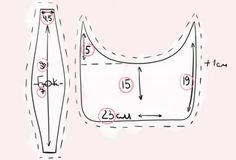 an image of a diagram showing how to measure the width of a purse