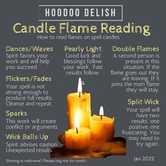 Spell Candle Flame Meaning, Spell Flame Meaning, How To Read Candle Flames Witchcraft, Candle Magic Flame Reading, Candle Fire Meaning, Flame Reading Witchcraft, How To Read A Flame, Truth Candle Spell