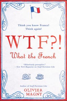 a book cover with an image of a french flag and the words w t f?