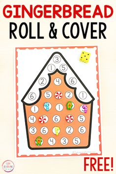 a gingerbread roll and cover game is shown