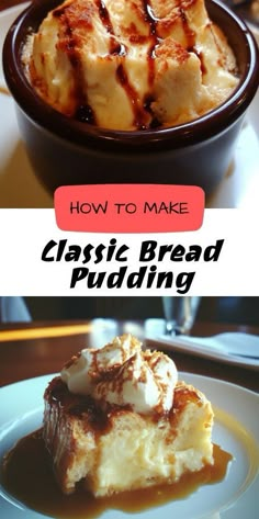 how to make classic bread pudding