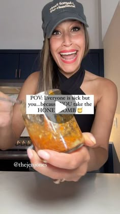 Jen Jones | Plant-Based Queen on Instagram: "Honeybomb 🍯👇🏽  Glowing skin by @nevell_skin coffee oil. The only moisturizer I use! Link in bio or at nevellskin.com   @dontforgetthecinnamon_ shirts out now at nevellskin.com   This recipe has been saving people from getting sick for 3 years!!! Boost your immune system and protect yourself from viruses 🦠! It works!   Recipe: organic when you can  2 tbsp of ginger (sub organic dried ) 1 tbsp grated turmeric (sub organic dried turmeric)  1 tsp grated garlic  3 cracks (pinches) of black pepper Cayenne pepper  1 tsp Ceylon cinnamon   Cover with raw unfiltered honey Leave on the counter or in refrigerator. The longer it sits, the more potent it is. Take 1 tbsp in warm water or take 1 tbsp directly 3x a week to prevent colds and boost immunity  P Water At Night, Jen Jones, Oil Of Oregano, Coffee Oil, Natural Antibiotic, Ceylon Cinnamon, Boost Immunity, Natural Antibiotics