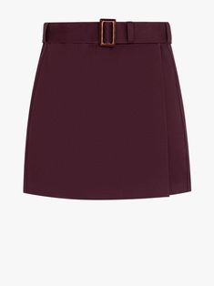 burgundy cotton high waist belted waist Classic Fitted Mini Skirt With Belt Loops, Fitted Mini Skirt With Belt Loops For Fall, Elegant Mini Skirt With Belt For Work, Fall Workwear Skirt With Belt Loops, Elegant Skirt With Belt, Elegant Relaxed Skirt With Belt, Classic Workwear Skirt With Belt Loops, Short Workwear Skirt With Belt Loops, Elegant Mini Skirt With Belt Loops For Fall