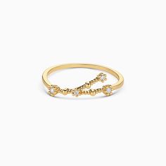 Find our delicate and charming Constellation ring. Be one with the stars with this personalized astrology zodiac ring. Cute little stars adorn the constellation at the front of the ring.- Gold plating over brass- Cubic zirconia- Available in Yellow Gold, White Gold, and Rose GoldPair it with the coordinating Constellation Necklace and Constellation Bracelet. Taurus Ring, Scorpio Ring, Constellation Bracelet, Taurus And Aquarius, Constellation Ring, Zodiac Rings, Constellation Necklace, Initial Pendant Necklace, Zodiac Constellations