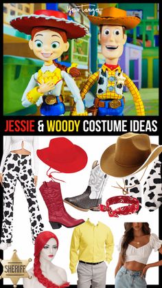 the toy story book features woody and woody costume ideas