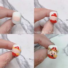 Chinese New Year Nail Art, Chinese New Year Nail, Year Nails