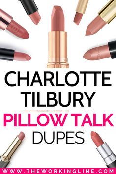 Loreal Lipstick, Charlotte Tillbury, Pillow Talk Lipstick, Cheap Lipstick, Charlotte Tilbury Pillow Talk