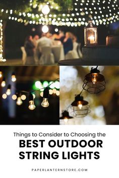 the best outdoor string lights to light up your yard or patio for christmas and new year's eve