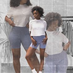 Decide which length you prefer and try these out! #fashion #shorts #clothing #clothes #streetwear #stretch #soft Clothes Streetwear, Fashion Shorts, Biker Short, Sleek Look, Biker Shorts, Jeans Dress, Blue Grey, Elastic Waistband, Comfort Fit