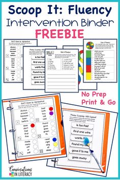 the freebie print and go activity pack for elementary students