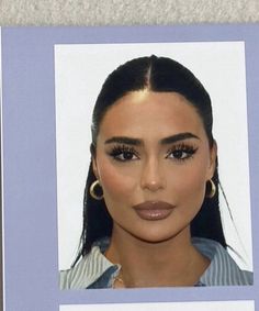 Passport Photo Ideas, Passport Photo Makeup, Maquillage On Fleek, Passport Photo, Glam Makeup Look, Dope Makeup, Glamour Makeup, Photo Makeup, Dark Skin Makeup