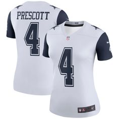 Dak Prescott Dallas Cowboys Nike Women's Color Rush Legend Jersey. Free U.S. Shipping On Oders Over $30. Use Code: 30SHIP #CowboysNation Follow on Twitter, Instagram, & Snapchat @cowboysfans_88 Trevon Diggs, Personal Symbol