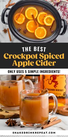 the best crockpot spiced apple cider is only $ 5 simple ingredients