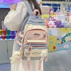 Saves would be extremely appreciated !🐭🍡🍨 ෆ保存は非常に高く評価されます ! Do follow for more ♡ Black Bookbag, Women Laptop Backpack, Multi Colored Bag, Laptop Backpack Women, Kawaii Backpack, Fashion Kawaii, Women Backpack Travel, Girl Backpacks School, Small Shoulder Bags