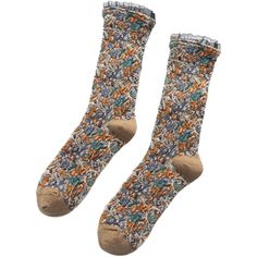 Infuse a retro flair with these sheer socks adorned with intricate patterns. Ideal companion for your beloved loafers. Semi-sheer material, brocade print, contrasting seamed toe and heel, ruffle trim  This premium sock features flourishes of metallic thread in a richly embroidered sock design with tulle frill peeking through at the ankle. Hand Wash Cold- Lay flat to dry. Store in provided reseal able packaging between wears. Frill Socks, Brocade Print, Sock Design, Embroidered Socks, Liquid Satin, Sheer Socks, Style Guru, Designer High Heels, July Birthstone Jewelry