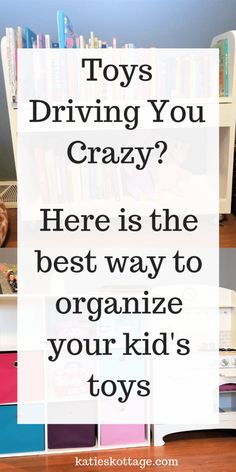 Get control of your home. Declutter and organize your kid's toys so they aren't driving you crazy anymore.It's so easy for us moms to get caught up... Kids Room Organization Diy, Toys Organization, Toy Organization Diy, Toy Room Organization, Kids Bedroom Organization, Toddler Organization, Small Kids Room, Declutter And Organize, Kids Toy Organization