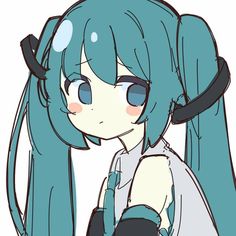 Miku Drawing, Brazilian Twist, Hatsune Miku Pfp, Hatsune Miku Art, Hatsune Miku Icon, Miku Art, Miku Icon, Miku Hatsune Chibi