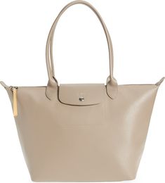 Longchamp Large Le Pliage City Shoulder Tote | Nordstrom Elegant Shoulder Bag With Gold-tone Hardware And Coated Canvas, Office Shoulder Bag With Coated Canvas And Handle Drop, Elegant Coated Canvas Bag For Shopping, Classic Office Bag With Leather Trim, Shopping Shoulder Bag With Silver-tone Hardware And Coated Canvas, Elegant Shoulder Bag With Handle Drop In Coated Canvas, Elegant Coated Canvas Shoulder Bag With Handle Drop, Chic Shoulder Bag With Palladium Hardware And Coated Canvas, Elegant Coated Canvas Shoulder Bag For Shopping